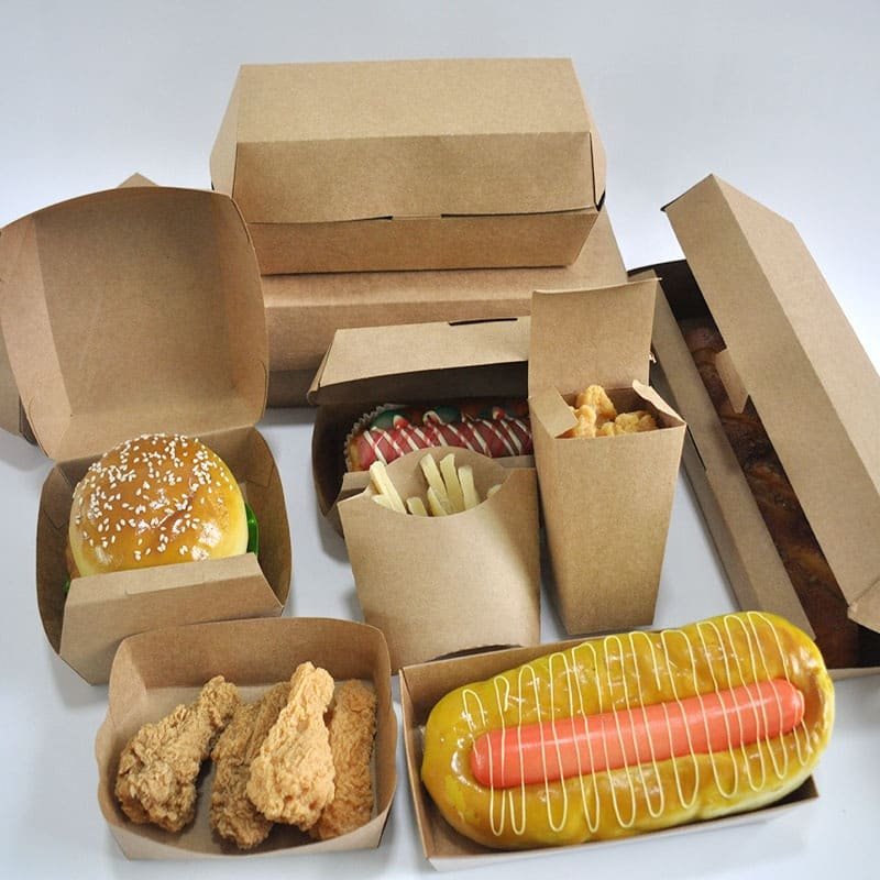 fast food shop boxes