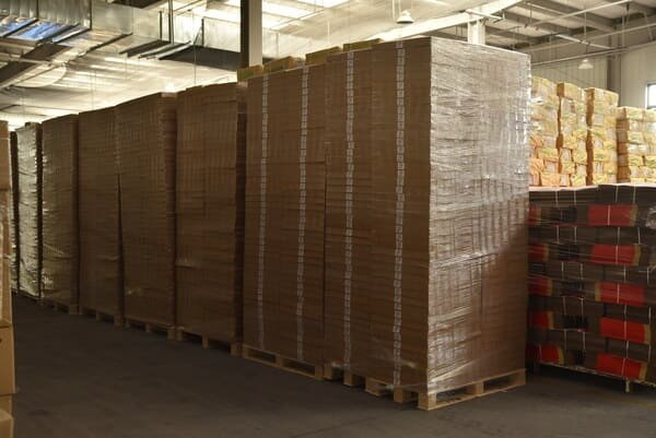 finished products storage